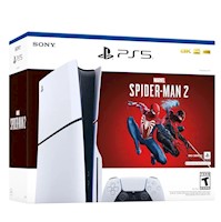 Consola PlayStation 5 Slim con lector de discos, 1TB, Bundle Spider-Man 2
